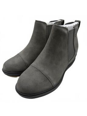 SOREL Evie II Chelsea Boots Gray Suede Women Size 5.5
